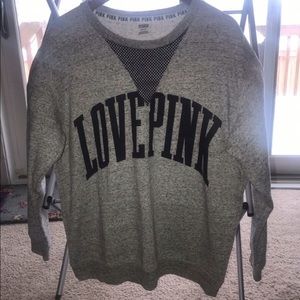 Pink Victoria's Secret sweatshirt